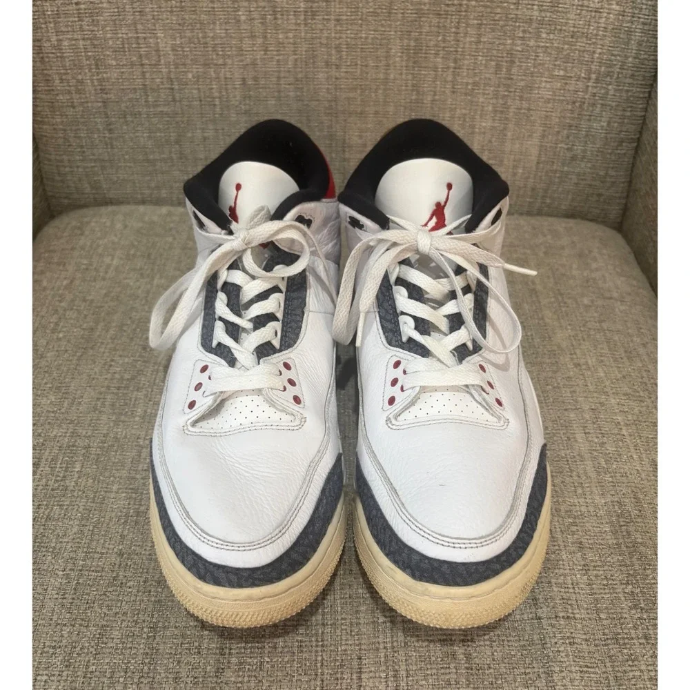 Nike Air Jordan 3 Retro SE Denim Fire Red White CZ6431-100 Mens 12